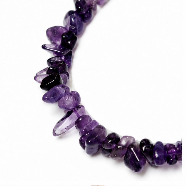 Bracelet Améthyste Baroque 19cm – La Sérénité en Une Pierre 100% Pierre Naturelle | Fabrication Française