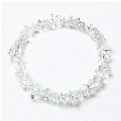 Bracelet Cristal de Roche Baroque 19cm – La Pureté en Une Pierre 100% Pierre Naturelle | Fabrication Française