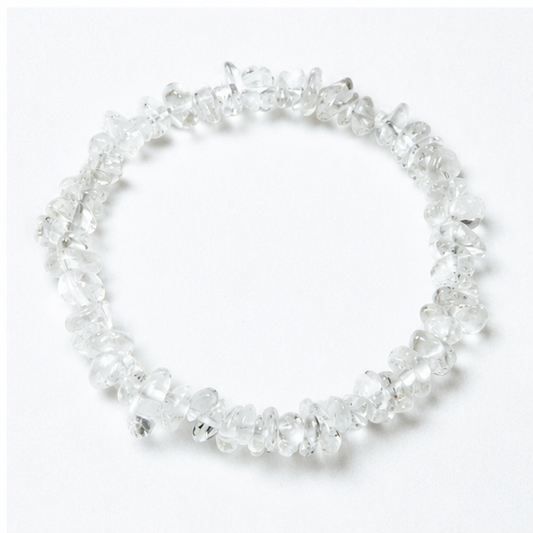 Bracelet Cristal de Roche Baroque 19cm – La Pureté en Une Pierre 100% Pierre Naturelle | Fabrication Française | Certificat d’Authenticité Inclus