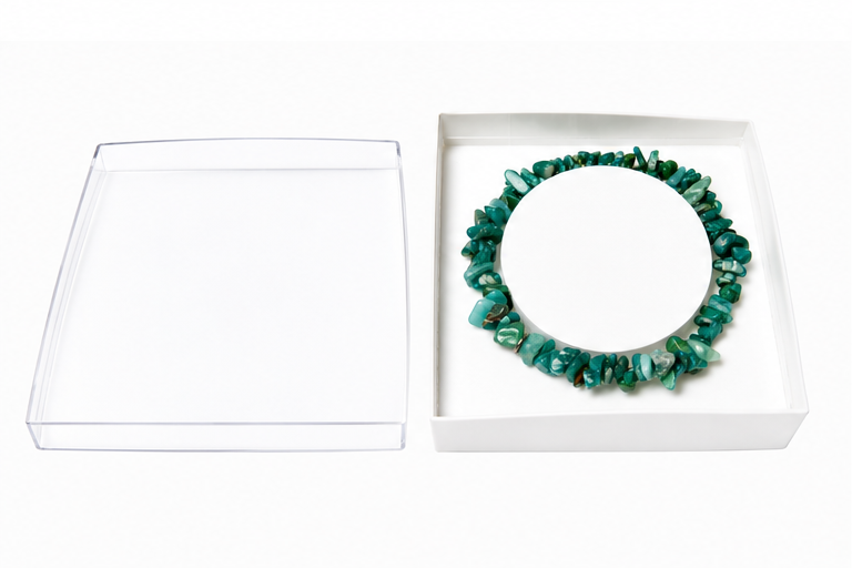 Bracelet Amazonite Baroque 19cm – 100% Pierre Naturelle | Énergie Apaisante | Fabrication Française