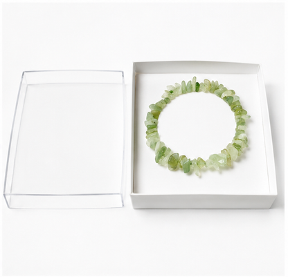 Bracelet Jade de Chine Baroque 19cm – La Sérénité en Une Pierre 100% Pierre Naturelle | Fabrication Française
