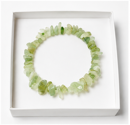 Bracelet Jade de Chine Baroque 19cm – La Sérénité en Une Pierre 100% Pierre Naturelle | Fabrication Française